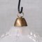 Mid-Century Ice Glass Pendant Lights, Set of 2 5