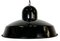Industrial Black Enamel Factory Pendant Lamp, 1960s, Image 1