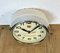 Vintage Beige MRC Ships Wall Clock, 1970s 4