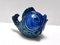 Hucha posmoderna de cerámica azul de Rimini atribuida a Bitossi, Italia, años 70, Imagen 1