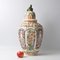 Grand Vase en Delft Polychrome par Louis Fourmaintraux 12