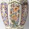 Große Polychrome Delfter Vase von Louis Fourmaintraux 9