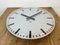 Large Vintage Office Wall Clock from Pragotron, 1980s, Image 8