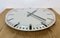 Large Vintage Office Wall Clock from Pragotron, 1980s, Image 13