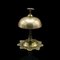 English Country House Reception Bell in Brass, 1890s 2