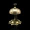 English Country House Reception Bell in Brass, 1890s 1