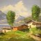 Italian Artist, Landscape, 1980, Oil on Canvas, Framed, Image 13