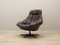 Danish Leather Swivel Armchair by H.W. Klein for Bramin, 1960s 3