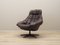 Danish Leather Swivel Armchair by H.W. Klein for Bramin, 1960s, Image 3