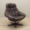 Danish Leather Swivel Armchair by H.W. Klein for Bramin, 1960s, Image 1