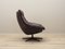 Danish Leather Swivel Armchair by H.W. Klein for Bramin, 1960s 8