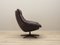 Danish Leather Swivel Armchair by H.W. Klein for Bramin, 1960s, Image 8