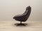 Danish Leather Swivel Armchair by H.W. Klein for Bramin, 1960s 4