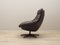 Danish Leather Swivel Armchair by H.W. Klein for Bramin, 1960s, Image 4