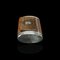 Small French Pill Box in Walnut & Silver Plate 8