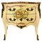 Venetian Commode in Painted Wood & Marble, Late 19th Century, Image 1