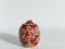 Vintage Vietnamese Red Hand Carved Soapstone Lidded Jar, Image 4