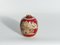 Vintage Vietnamese Red Hand Carved Soapstone Lidded Jar 9