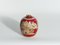 Vintage Vietnamese Red Hand Carved Soapstone Lidded Jar 10