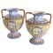 Vasi o centrotavola vintage in ceramica policroma, Mediterraneo, set di 2, Immagine 1