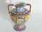 Large Vintage Mediterranean Polychromatic Ceramic Maiolica Vases or Centrepieces, Set of 2 7