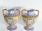 Large Vintage Mediterranean Polychromatic Ceramic Maiolica Vases or Centrepieces, Set of 2 10