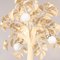 Lámpara de pie Hollywood Regency con palmera en blanco crema de Hans Kögl, años 70, Imagen 4