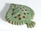 Vintage Green Ceramic Flounder Fish by Allan Hellman, Sweden, 1981 14