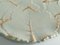 Platos Art Déco en forma de pistamio y pan de oro. Juego de 7, Imagen 7