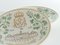 Swedish Grace Plates with Ulriksdal Palace in Yellow and Green by Gefle, 1951, Set of 2 9