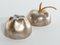 Hollywood Regency Brass and Metal Apple Bonbonniere, Image 12