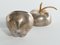 Hollywood Regency Apfel Bonbonniere aus Messing und Metall 11