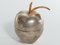 Bombonera Hollywood Regency de latón y metal con forma de manzana, Imagen 6