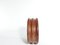 Mid-Century Modern Teak Fluted Wood Bowl from Dolphin, Thailand 6