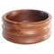 Mid-Century Modern Teak Fluted Wood Bowl from Dolphin, Thailand 1
