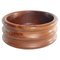 Mid-Century Modern Teak Fluted Wood Bowl from Dolphin, Thailand, Image 1