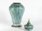 Grüne Art Deco Glasur Glasur Vase von Josef Ekberg für Gustavsberg, 1920er 16
