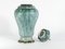 Art Deco Green Lustre Glaze Lidded Vase by Josef Ekberg for Gustavsberg, 1920s 15