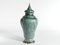 Art Deco Green Lustre Glaze Lidded Vase by Josef Ekberg for Gustavsberg, 1920s 4