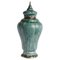Art Deco Green Lustre Glaze Lidded Vase by Josef Ekberg for Gustavsberg, 1920s 1