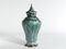 Art Deco Green Lustre Glaze Lidded Vase by Josef Ekberg for Gustavsberg, 1920s 5