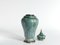 Art Deco Green Lustre Glaze Lidded Vase by Josef Ekberg for Gustavsberg, 1920s 8