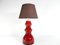 Scandinavian Modern Oxblood Red Table Lamp by Gert Nyström for Hyllinge, 1960s 9