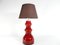 Scandinavian Modern Oxblood Red Table Lamp by Gert Nyström for Hyllinge, 1960s, Image 9