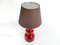 Scandinavian Modern Oxblood Red Table Lamp by Gert Nyström for Hyllinge, 1960s 3