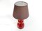 Scandinavian Modern Oxblood Red Table Lamp by Gert Nyström for Hyllinge, 1960s 2