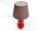 Scandinavian Modern Oxblood Red Table Lamp by Gert Nyström for Hyllinge, 1960s, Image 2