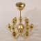 Mid-Century Modern Brass and Glass Model T 789/12 Chandelier from Hans-Agne Jakobsson Ab Markaryd, Image 4