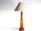 Scandinavian Modern Amber Glass Table Lamp by Miranda, 1970s 3