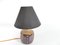 Scandinavian Modern Blue Glazed Stoneware Table Lamp from Søholm Stoneware, 1960s 6